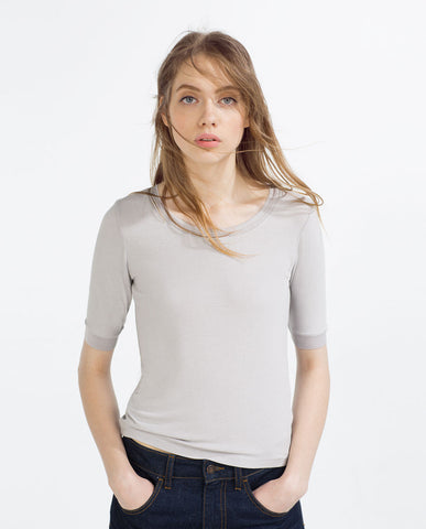 BALLERINA NECKLINE TOP