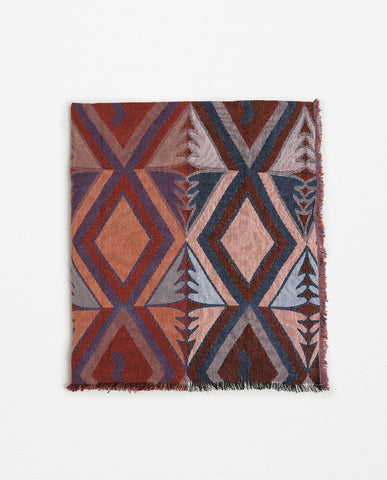 GEOMETRIC JACQUARD SCARF