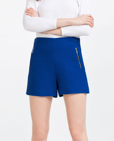 BERMUDA SHORTS WITH ZIPS