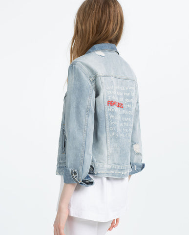 "I AM DENIM" COLLECTION JACKET